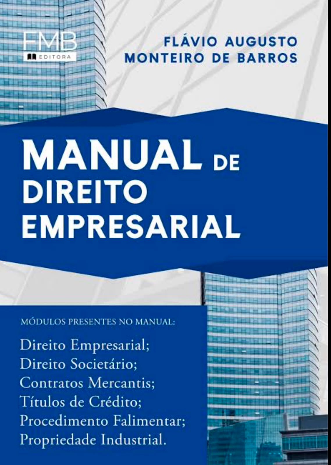 Capa do livro Manual de Direito Empresarial